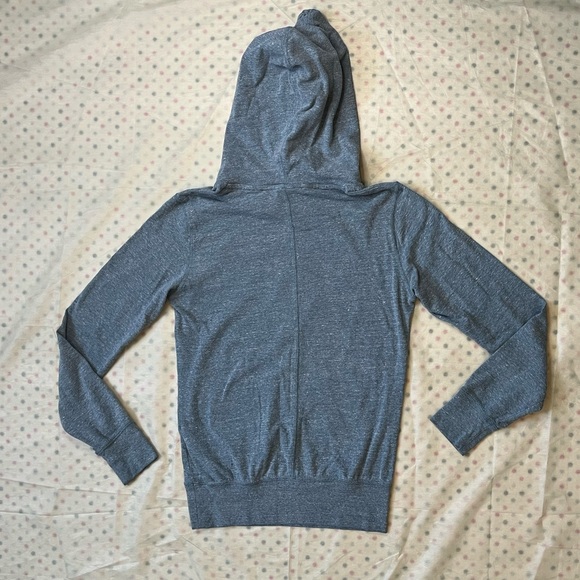 Nike Heather Blue Pullover Hoodie with White Logo - Picture 6 of 6